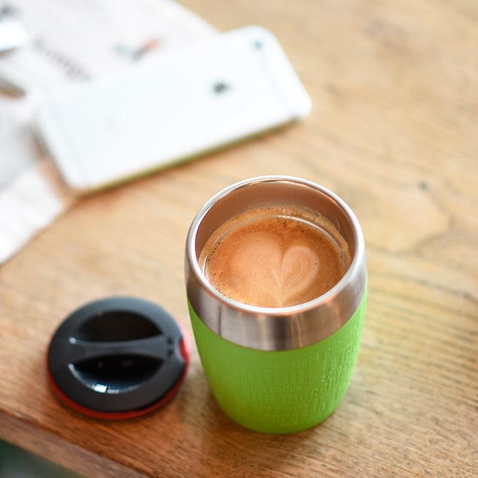 TRAVEL CUP Limette Kaffee