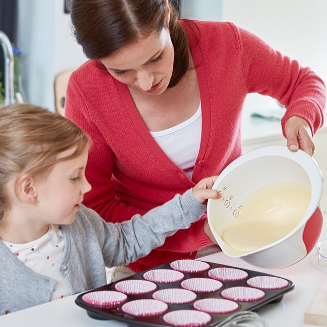 MIX & BAKE Rührschüssel Muffins