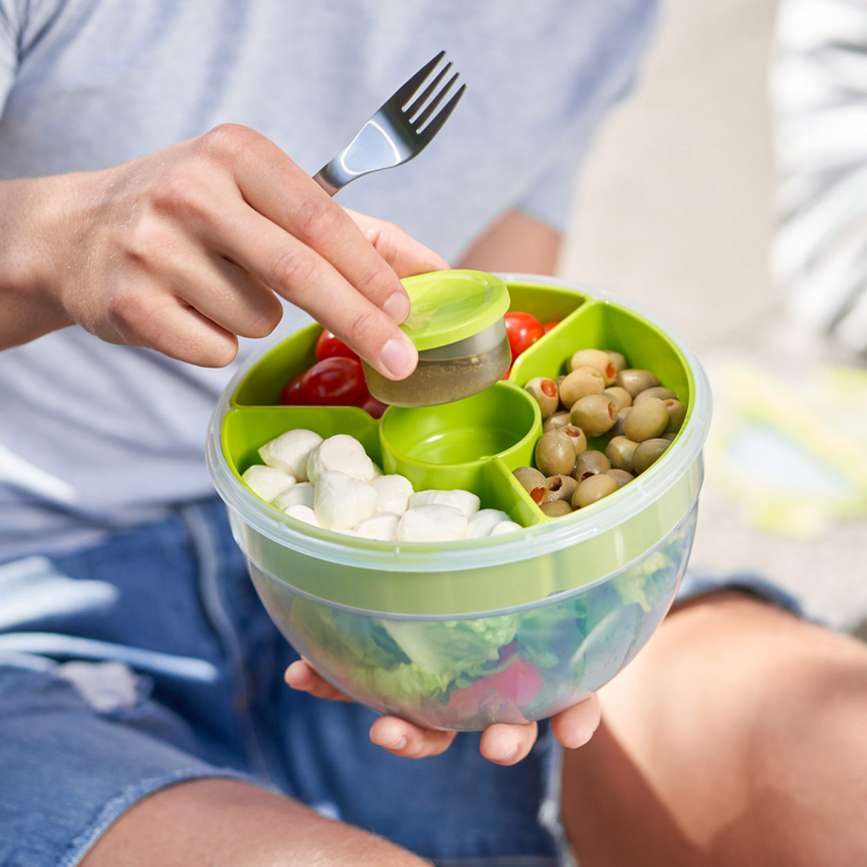 Manger n’importe où