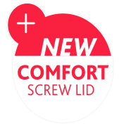 Ouverture et fermeture simples grâce au nouveau bouchon à fermeture demi-tour COMFORT